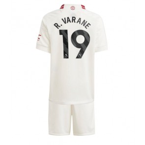Manchester United Raphael Varane #19 Replica Third Stadium Kit for Kids 2023-24 Short Sleeve (+ pants)